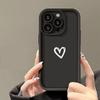 Simple Love Pattern Phone case iPhone 15 Pro Max 11 12 13 16 14 Plus Silicone Shockproof Case Lens protector shell