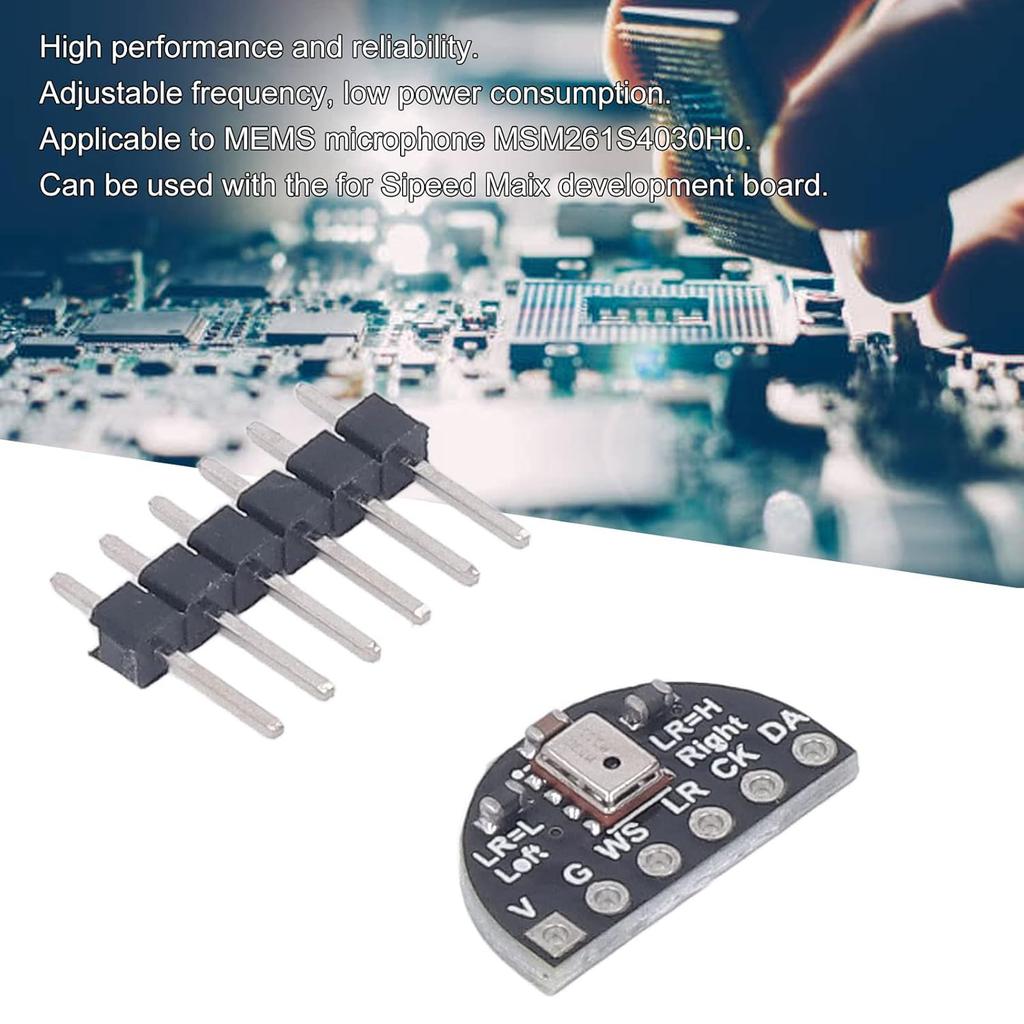 2 Sets MEMS MSM261S4030H0 Single Module I2S Interface High Sensitivity Low Noise Available with Development Board for Sipeed Maix