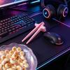 1pcs Finger Chopsticks Lazy Snack Clip for Gamers Hand-Free Eating Tool Avoid Dirty Hands Creative Snack Tongs Tableware