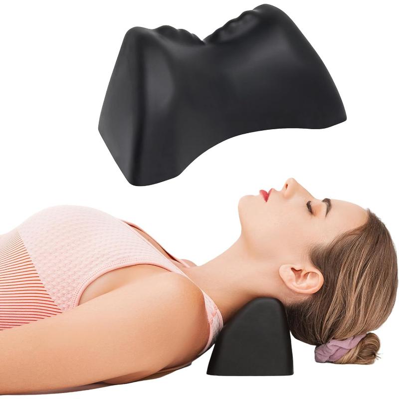 PU Cervical Spine Massage Pillow Gravity Acupressure Shoulder and Neck Traction Device Neck Stretching Traction Pillow
