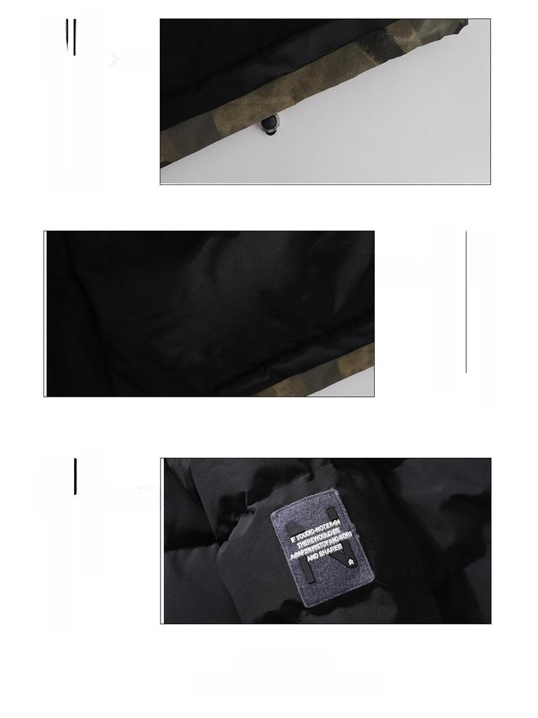 New Men's Winter Hooded Cotton Jacket - Korean Style Trendy Short Coat