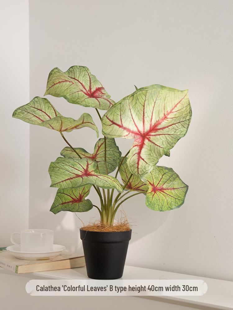 Artificial Green Plants for Indoor Decor – Potted Ornaments for Living Room or Coffee Table