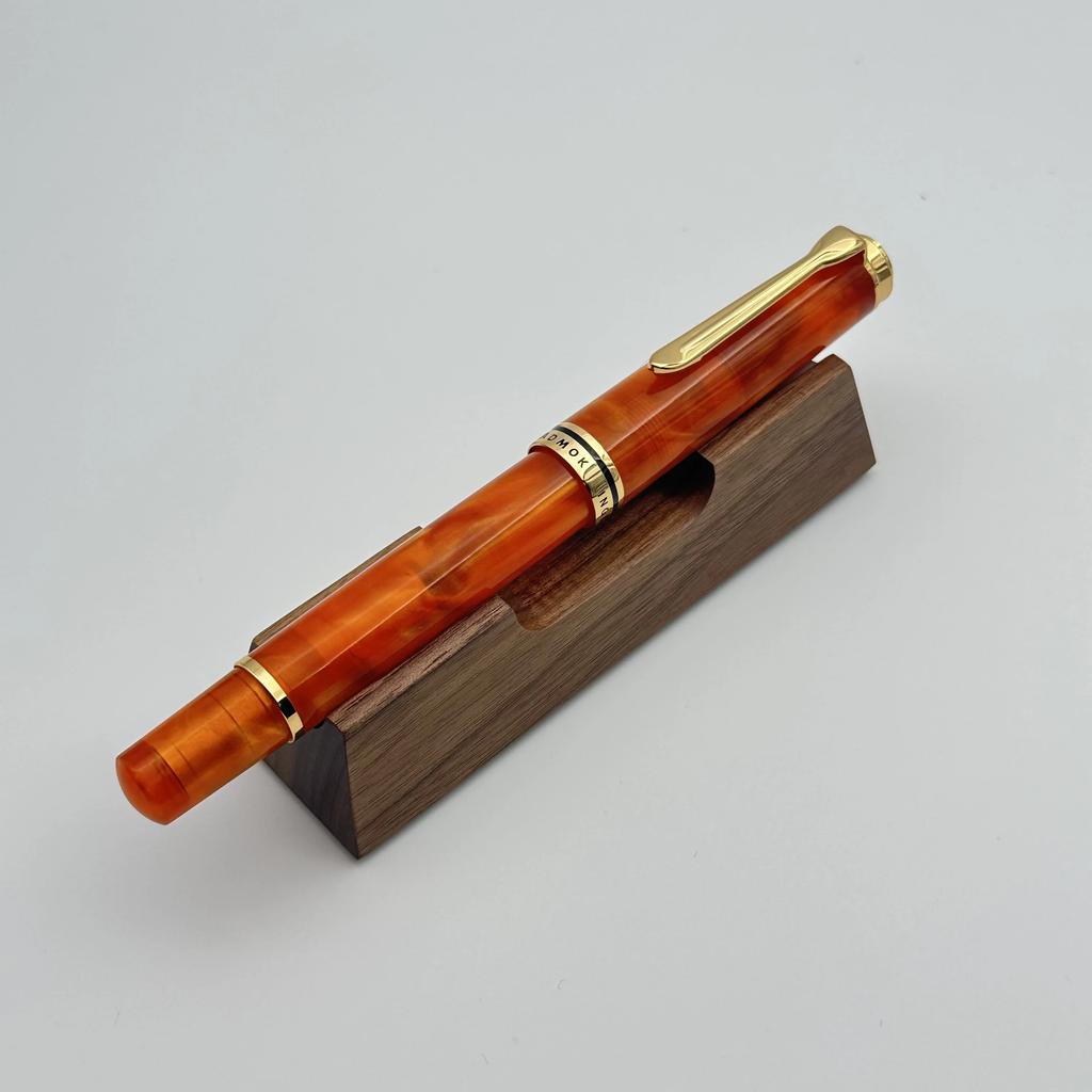 Lovely ADMOK M800 Acrylic Piston Fountain Pen BOCK/Schmidt Soft Smooth No.6/35# Nib Inking Copy Students Writing Gift Pen