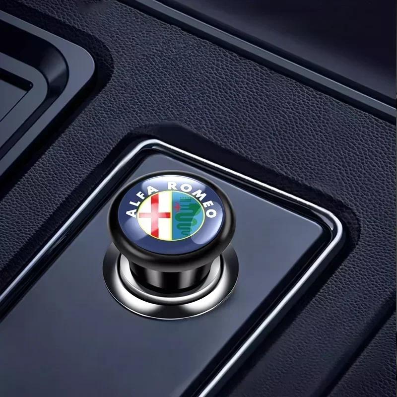 Bilklistermärken För Alfa Romeo 12V Bärbar Bil Automatisk Cigarettändare Tändning för Alfa Romeo Spider Giulia Giulietta 147 156