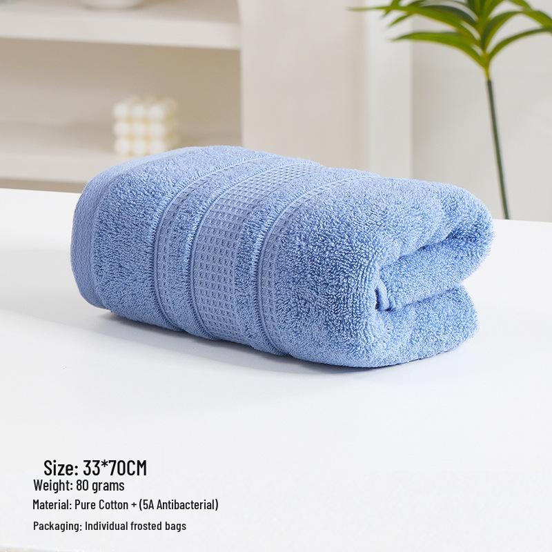 Antibakterielle reine Baumwolle einzeln verpackte Handtücher - Saugfähige Gesichts- & Badetücher für Erwachsene, Männer & Frauen