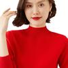 Halbrollkragen Damen Strickpullover für Damen einfarbig Basic warm verdickter Pullover Herbst und Winter neuer Pullover für Damen