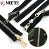Meetee 5# 8# 70-100cm Open-End Rotary Metal Zipper Slider Double Sided Reversible Zippers Jacket Sewing Zip Repair Accessories