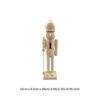 Wood Nutcracker Figurines Paint Your Own Mini Wooden Nutcracker Figure for Table Decor Arts Project Christmas Craft Supplies