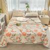 Luxury Floral Style Summer Quilt Skin-friendly Comfortable Ultra Soft Air Conditioning Cooling Quilts Home Travel Thin Blanket