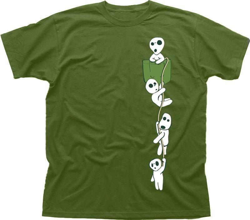 MONONOKE FOREST SPIRIT KODAMA MANGA ANIME MIYAZAKI t-shirtOZ 9602 S