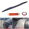 99CM Universal Car Rear Roof Lip Spoiler Lip Wing Tail Sticker PU Glossy Black