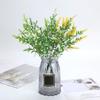 5PCS 7 Heads Faux Lavender UV Resistant Fake Flowers Reusable Artificial Lavender  Outdoor Garden