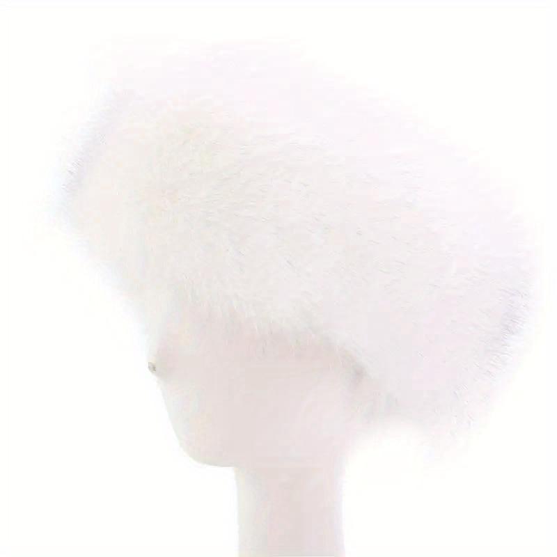Winter Imitation Fox Fur Keepwarm Headband Fashionable Hair Accessories For Women Girls