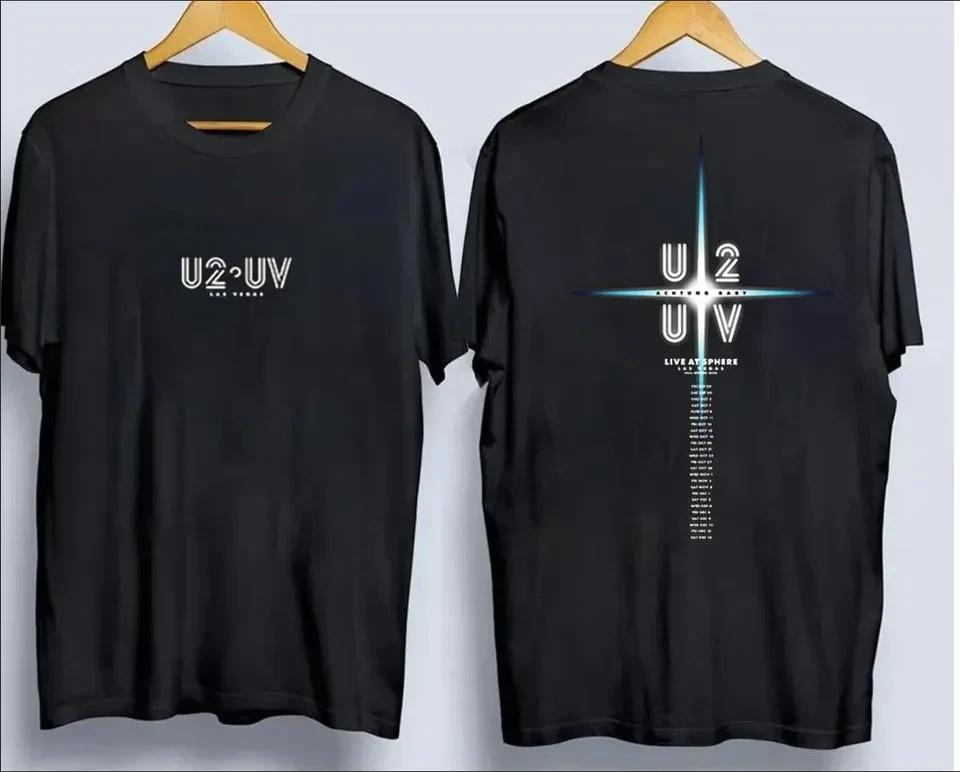 U2 Achtung Baby Live at Sphere 2023 Maglietta Esclusiva Tour Band Tee S-5XL