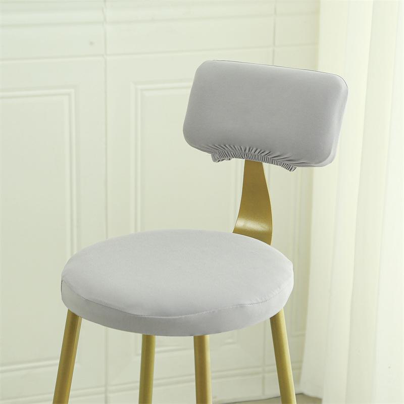 

Chair Cover Elastic Universal Round Stool Chair Cover Full Dust Protection Modern Bar Rotating Chair Stool Cover 30 cm