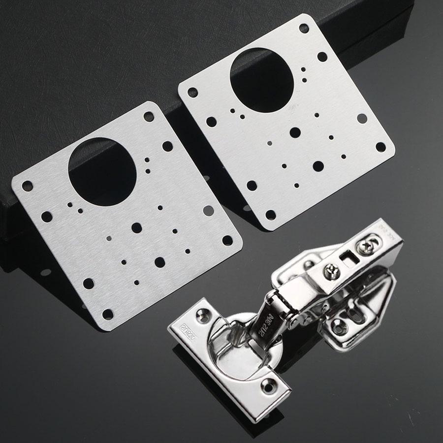 Roestvrij Stalen Meubel Scharnier Reparatieplaat voor Kledingkast en Kast Versterking