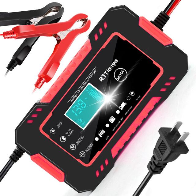 Car Charger Automotive Battery Charger Portable Battery Chargers Smart Fast Charging 12V Motorcycle Chargers