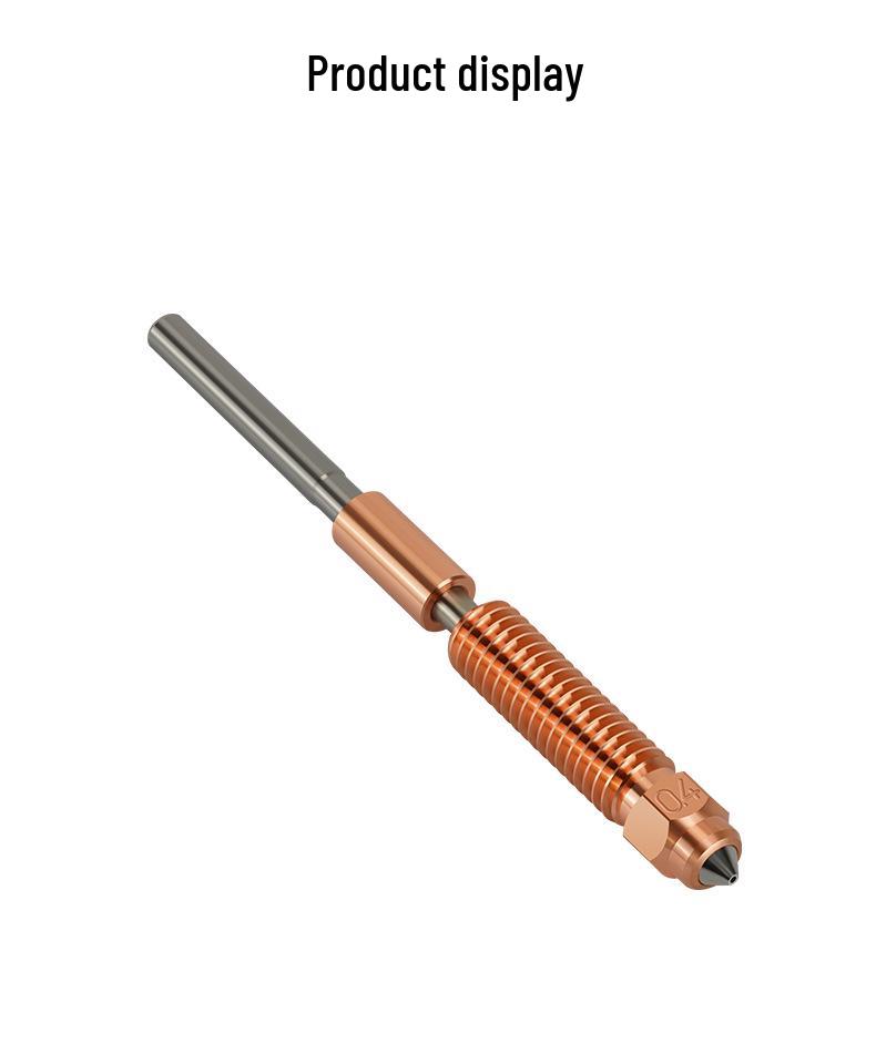 K1C Chrome Zirconium Copper Nozzle for Ender-3V3K1 3D Printers