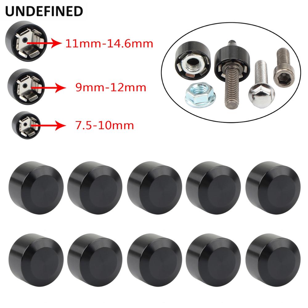 

Черная крышка для болтов с головкой мотоцикла, крышка с ЧПУ Schrauben, топпер, крышка для Harley Sportster Touring Dyna Big Twin Cam