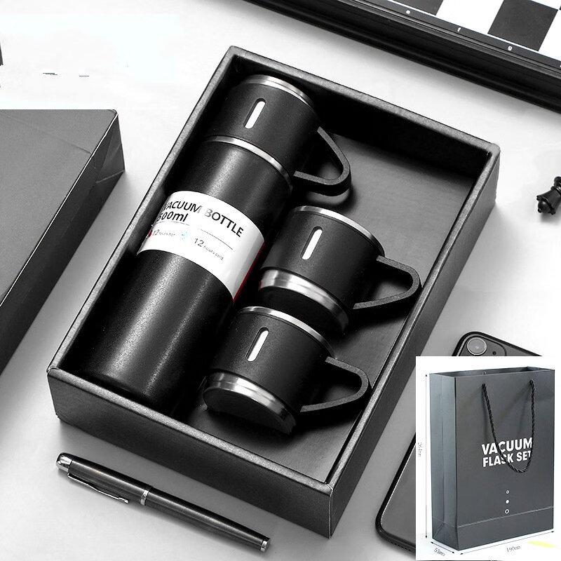 Shangqi Stainless Steel Insulated Tea Mug Gift Set