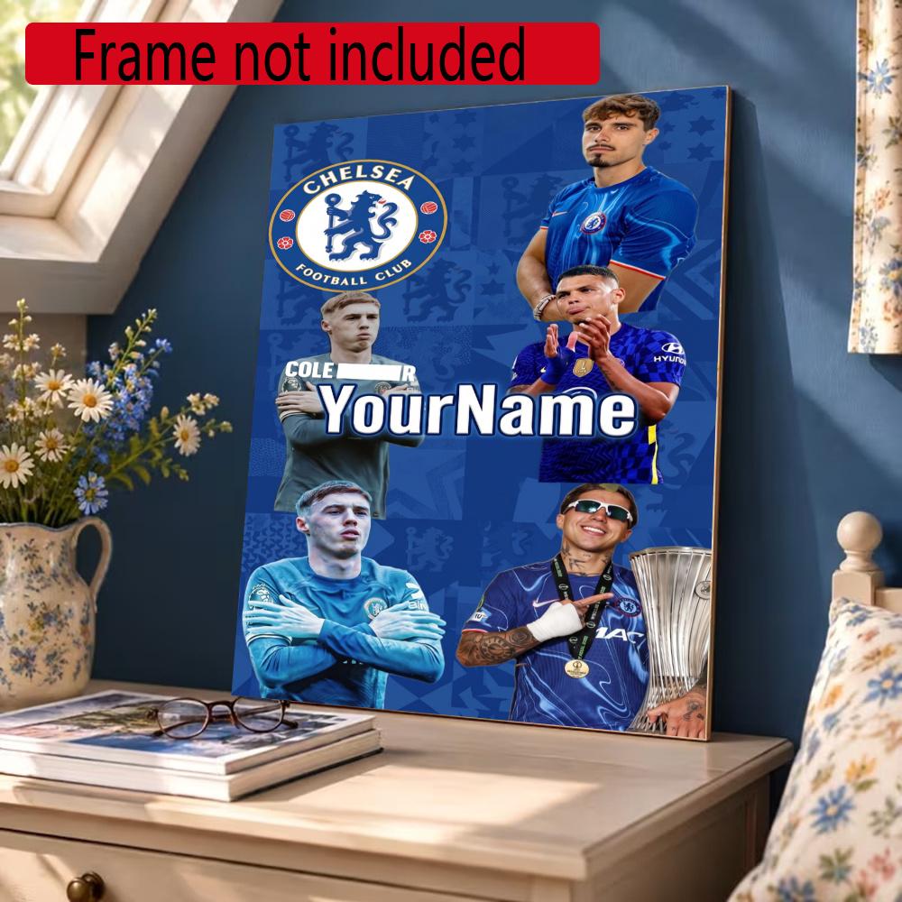 Chelsea Fc Personalized Name Diamond Paintings Mosaic Wall Round Diamond Art Painting Kits Embroidery Crystal Accessories Frameless
