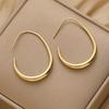 1 Pair Chic Hoop Earrings Minimalist Earrings, Exuding Elegance, Perfect for Ladies To Wear To Parties and Vacations