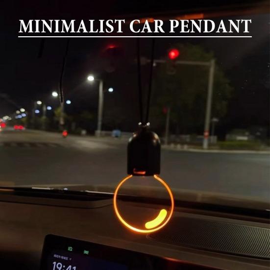 Bulb Car Charm Creative Car Hanging Light with Motion Sensor Rechargeable Retro Rearview Mirror Decoration Warm Glow Ambient Light for Night Driving