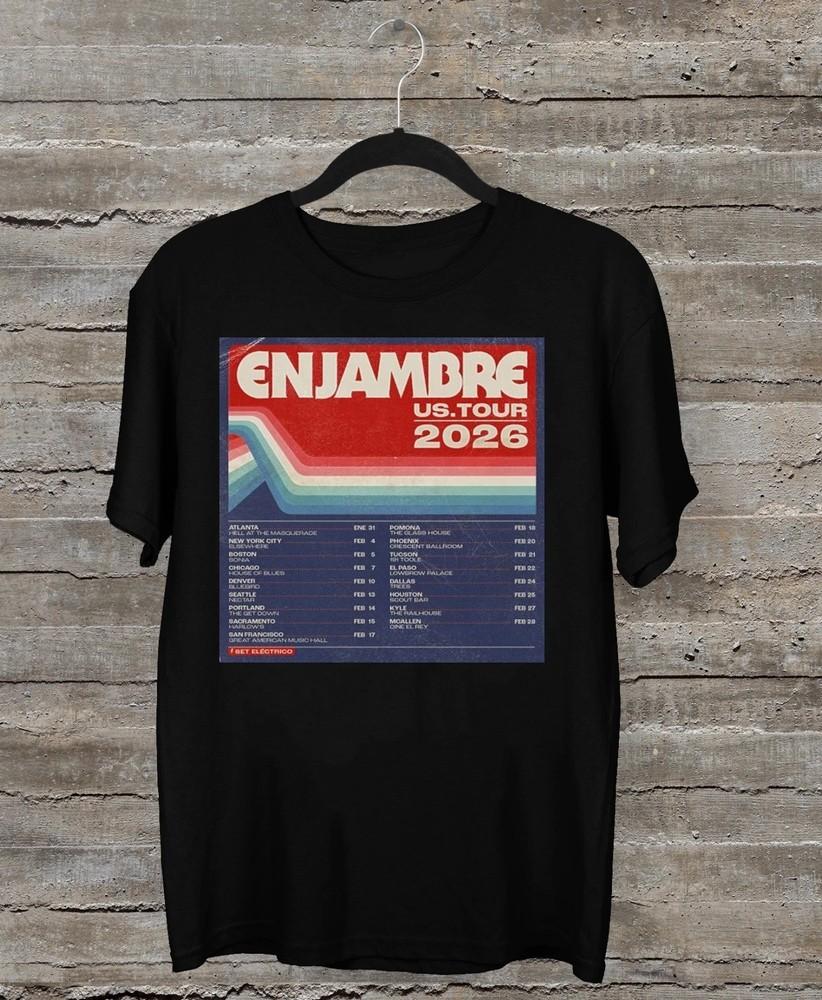 

Enjambre Band US and Mexico Tour Gift For Fan Full Size S5XL Tshirt Unisex T-Shirt M