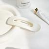 Piccole Mollette Piatte per Capelli da Donna in Plastica, Fermagli a Piatto con 3 Misure, Accessori Quotidiani e per Feste per Capelli Sottili