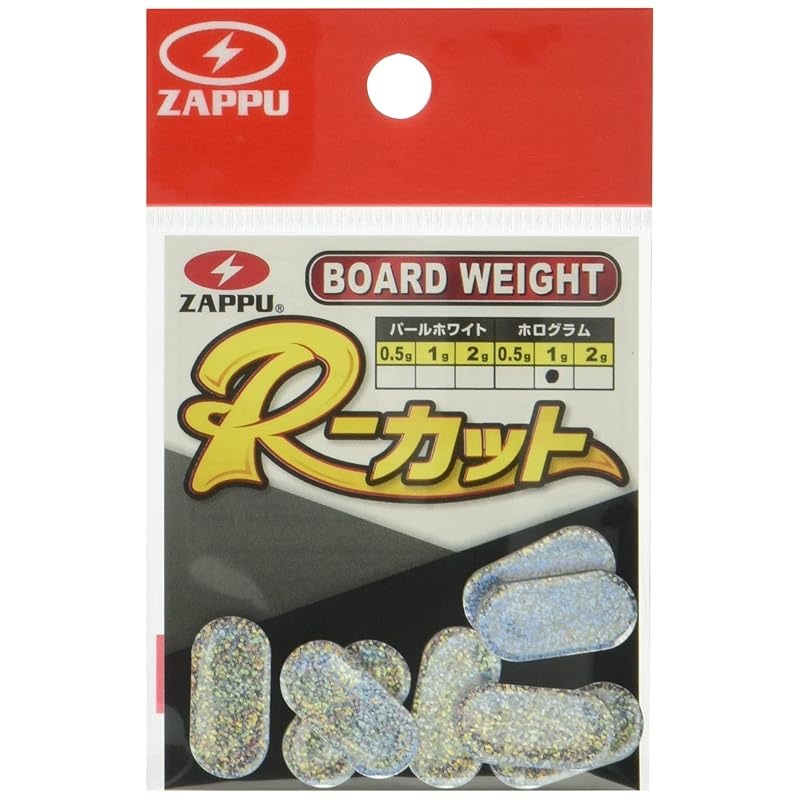 ZAPPU Board Weight, R-Cut, Pearl White, 1.0g