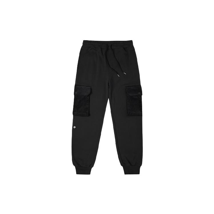 Converse Cotton Pants Asia Sizing Black Men s 10023524-A02 M