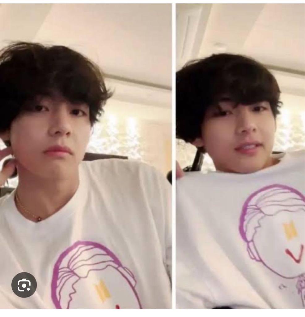[USED] BTS V McDonald's T-shirt, size L, official
