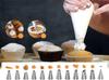 Tiger Crown 65-Piece Cake Turntable Set - Perfect for Finishing Off Cake Decorations - Includes Piping Bags and 24 Nozzles. Ideal for Beginners.