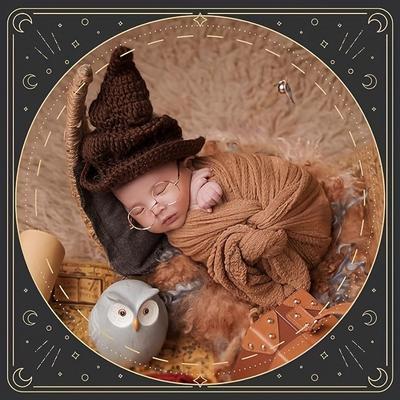 Newborn Photography Suits The Baby Magic Wand Four Piece Set for Photo Assistance and Magic Hat Props In Europe and America