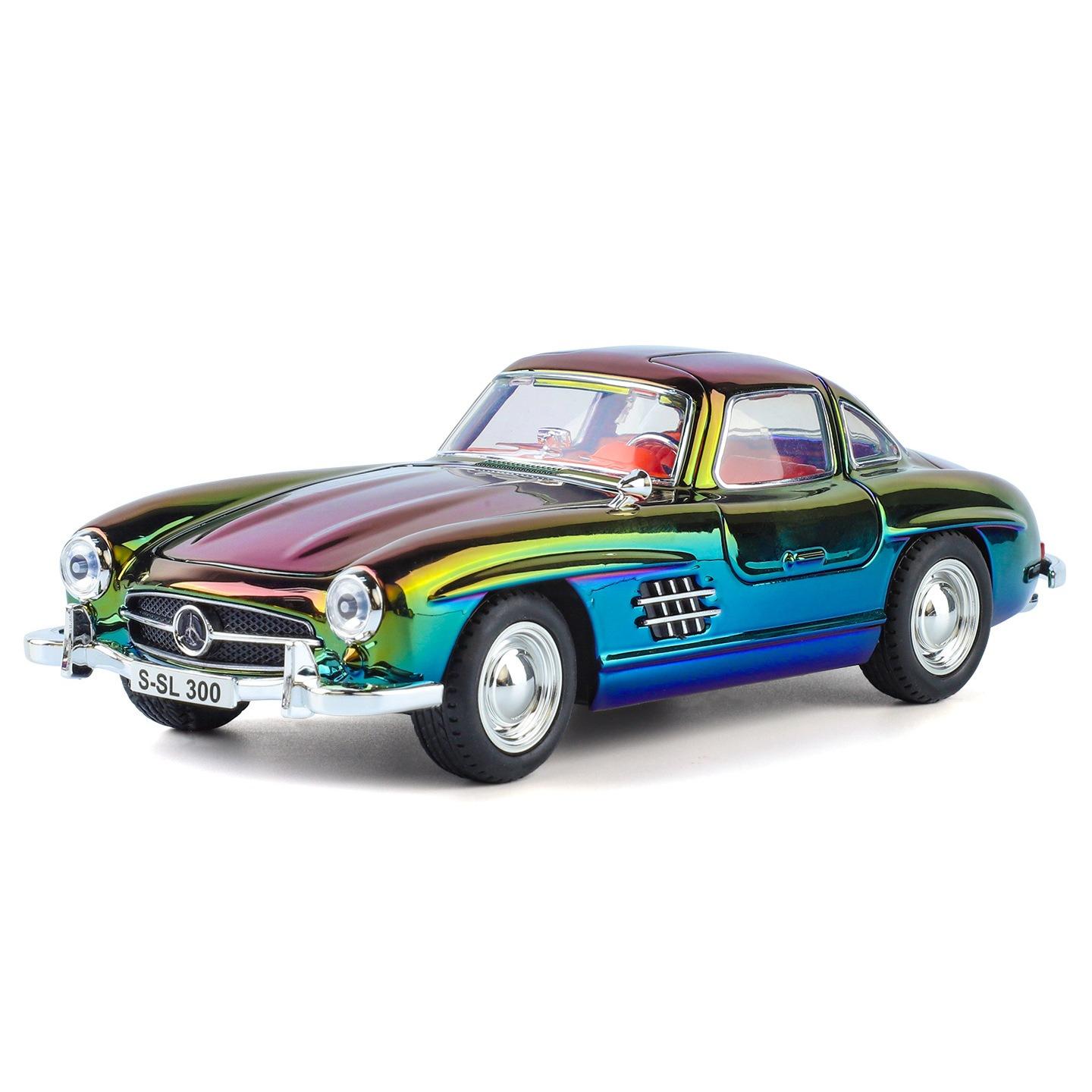 1:24 300SL Legierung Modellauto Spielzeug Diecasts Metallguss Sound und Licht Auto Spielzeug für Kinder Fahrzeug