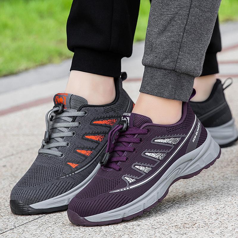Elderly shoes men's and women's mother shoes middle-aged and elderly comfortable and breathable 2025 new lightweight sports walking shoes