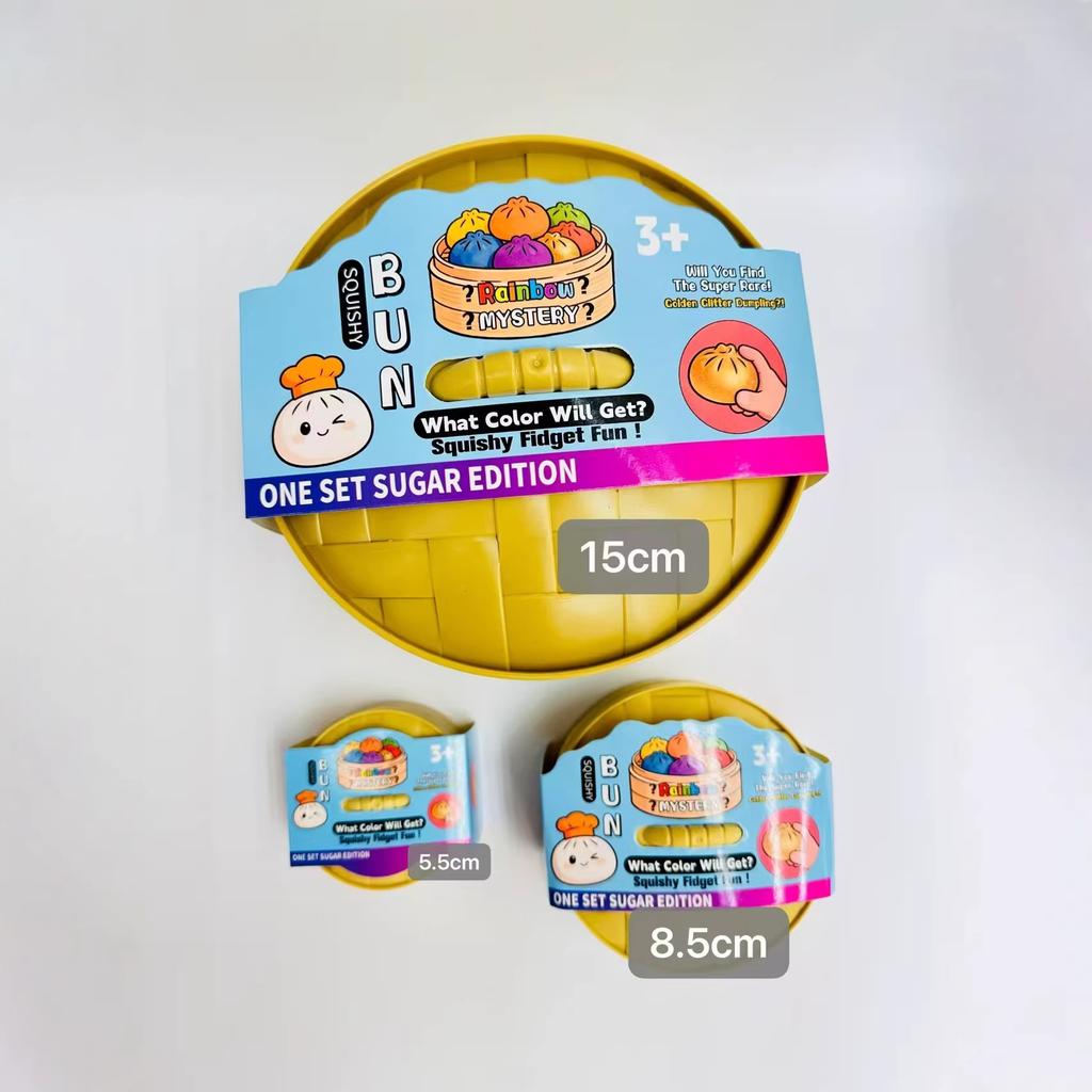 Super Large Bun Simulation Kneading Music Whole Person Decompression Expression Colored Bun Decompression Flour Ball Slow Rebound