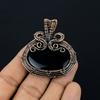 Black Onyx Jewelry, 999 Copper Wire Wrapped Pendant Handmade Gemstone Jewelry, Gifts For Wife Brand New Pendant