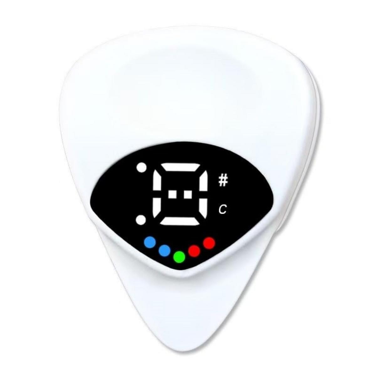 

2-in-1 Guitar Pick Tuner/Digital Pick Tuner W/LED Screen Display/ for Electric & Acoustic Guitars,Violin,12 Equal Temperamen белый