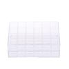 Przezroczysty akrylowy 24 siatka Organizer na przybory do makijażu Schowek Pomadka do paznokci Wyświetlacz lakieru