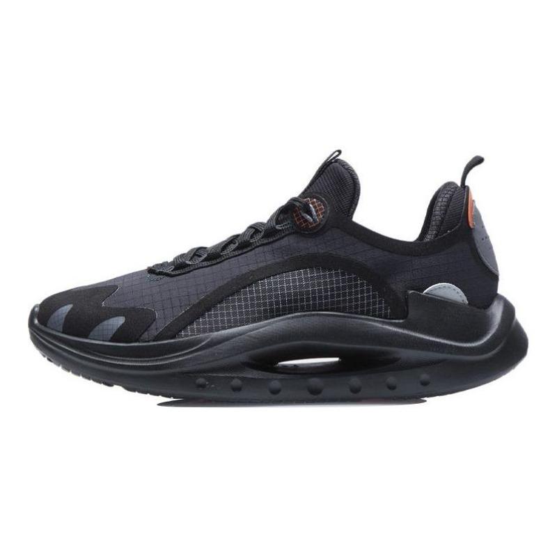 Li-Ning Tianqi Mens Low Top Running Shoes Black Orange ARYR005-3 40