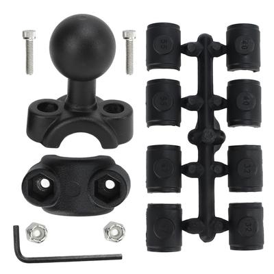 1in Ball Mount Base Motorcycle Ball Head Adapter for 9‑15mm 0.35‑0.59in Diameter Rails