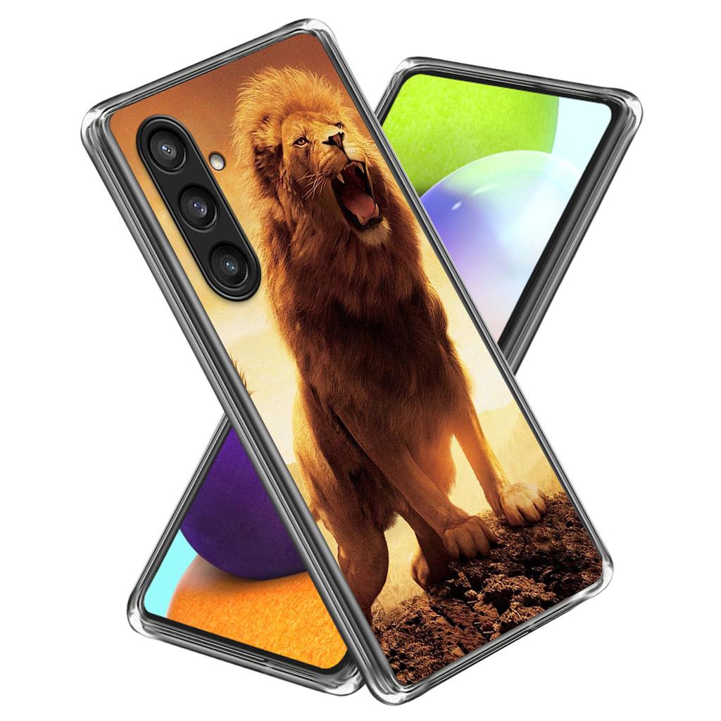 For Samsung Galaxy S24+ Shockproof Cover Soft TPU Pattern Printed Phone Case
