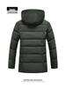 Winter 2025 Men's 3D Fashion Detachable Hooded Thick Cotton Jacket with Velvet Lining