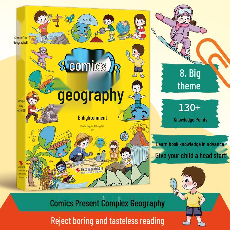 Manga Fun Geography: Official Enlightenment Book for Primary School Children