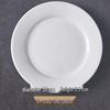 Pure White Ceramic Round Dinner Plate