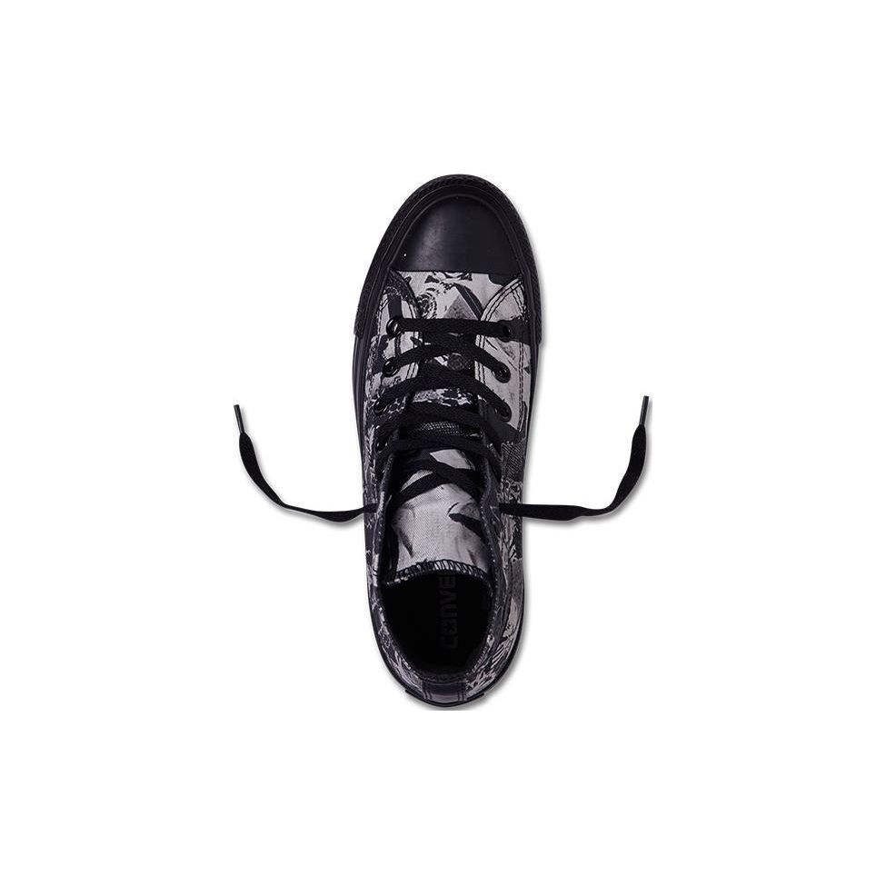 Converse Chuck Taylor All Star High Parchment Print Černá Bílá 549640C Dámské Vysoké Plátěné Lifestyle Tenisky