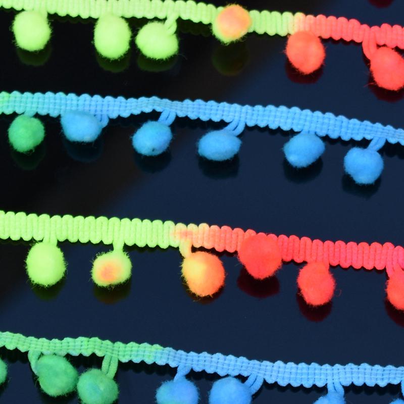 

20 ярдов, кружевная лента с кисточками, женская лента с помпоном, радужная бахрома с бахромой, отделка «сделай сам», новая кисточка для рукоделия