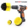 Premium 360 Grad Turbo Power Scrub Badezimmer Bodenfliesen Reinigungsbürsten-Set für Bohrer-Set