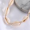 Vintage European-American Shell Necklace: Retro Fashion Accessory & Trendy Travel Souvenir